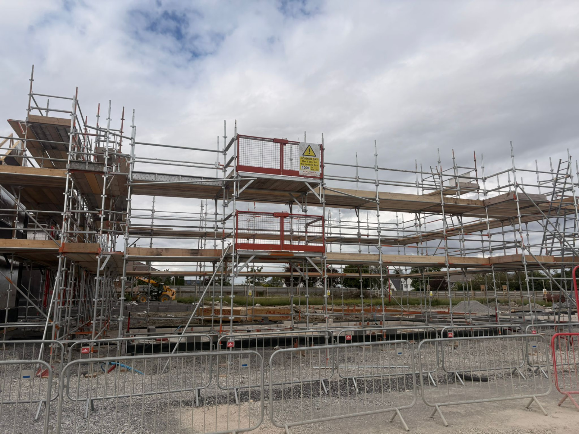 Scaffolding project — Cosmona Housing Scheme, Co. Galway